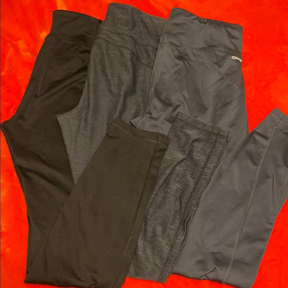 Women’s Black and Gray Leggings